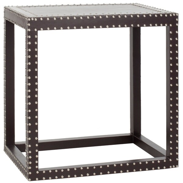 SAFAVIEH Lena Charcoal Grey End Table - 23.6