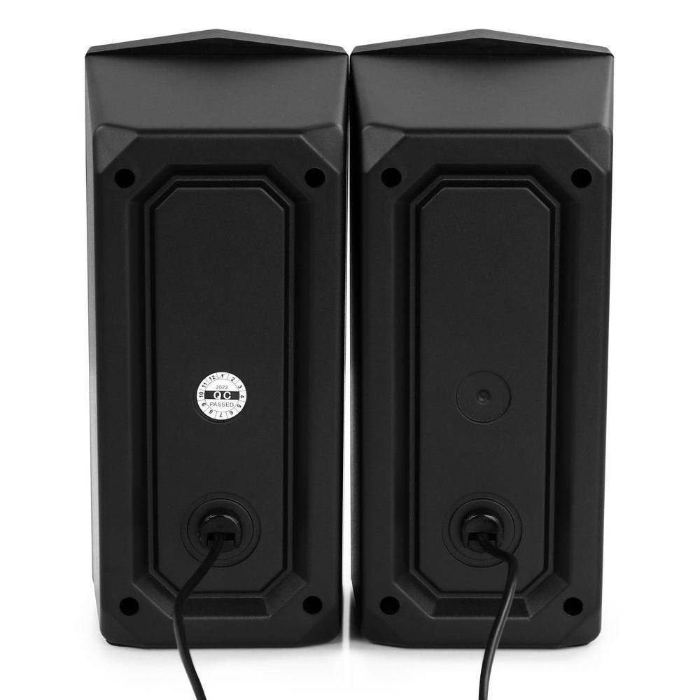 BEFREE SOUND 2.0 Computer Gaming Speakers with LED RGB Lights 985117828M