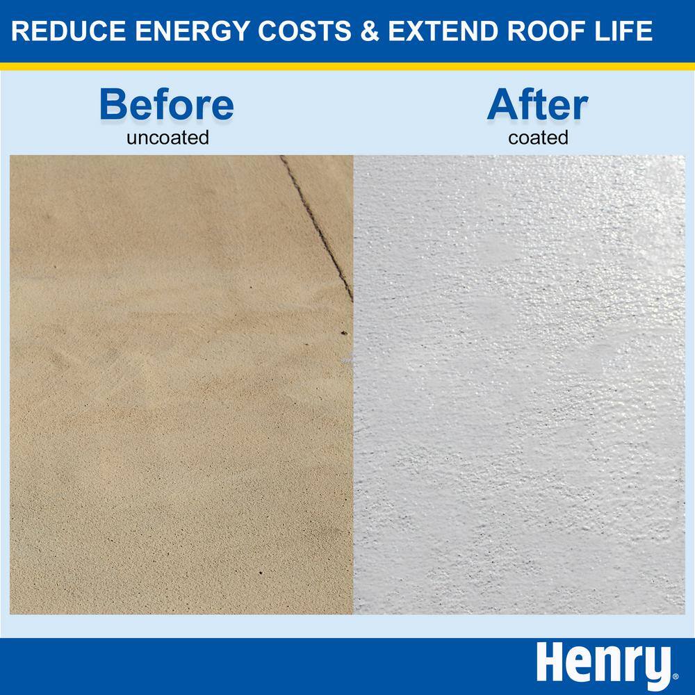 Henry 287 Solar-Flex White Acrylic Reflective Elastomeric Roof Coating 4.75 gal. HE287SF871