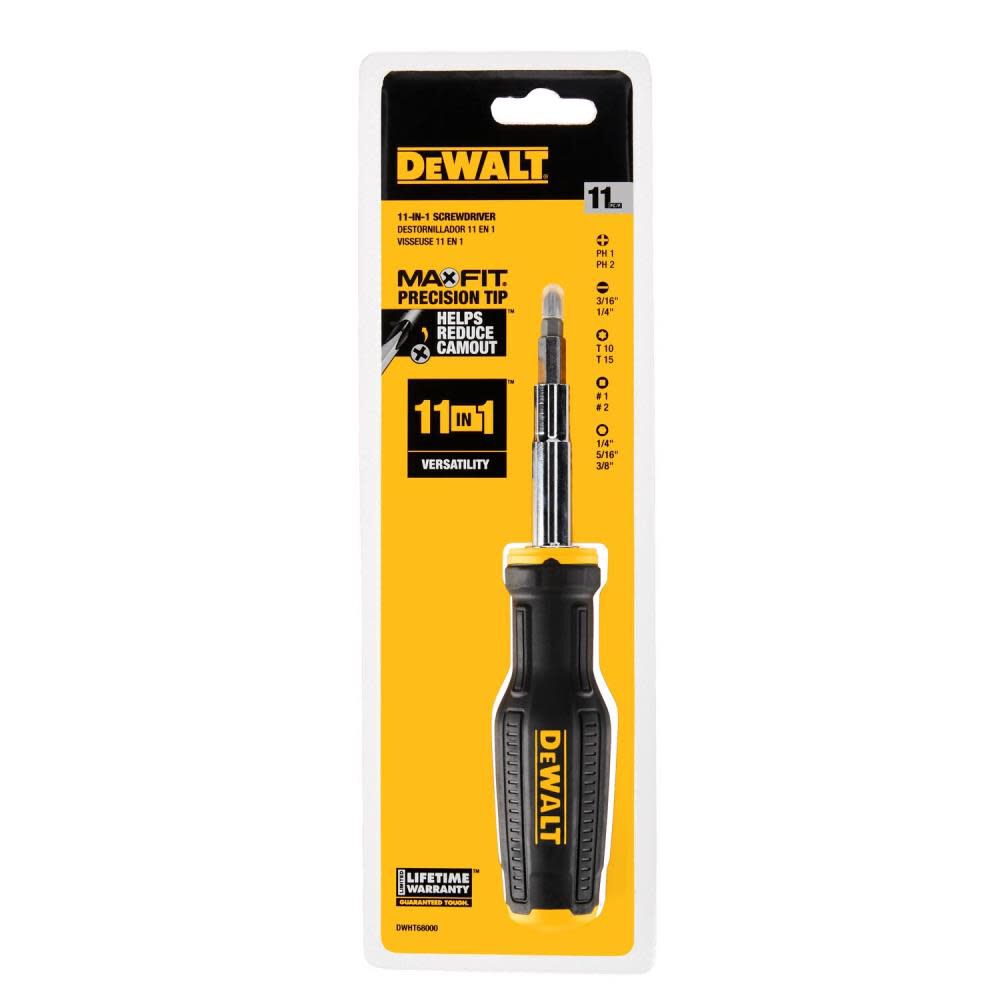 DW MAXFIT11 in 1 Screwdriver DWHT68000 from DW