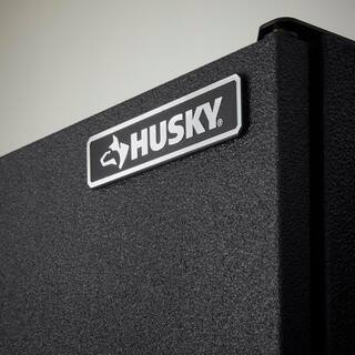 Husky 3-Piece Pro Duty Welded Steel Garage Storage System in Black LINE-X Coating (64 in. W x 81 in. H x 24 in. D) HTC310110-LX