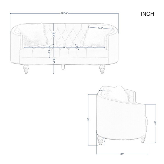 2 Piece Living Room Set W223S00563