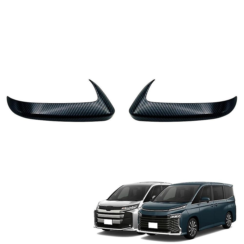 1pair Abs Carbon Fiber Side Rearview Mirror Strip Cover Trims Sticker For Noah Voxy 90 Series 2022