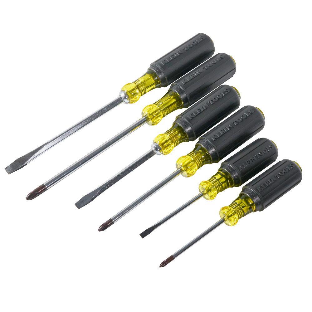 Cushion-Grip Screwdriver Set， 6 Pc ;