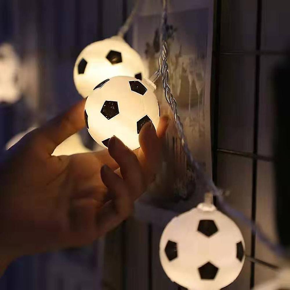 3m Led Soccer Balls String Lights Garland Usb Powered Football Christmas Fairy Lights