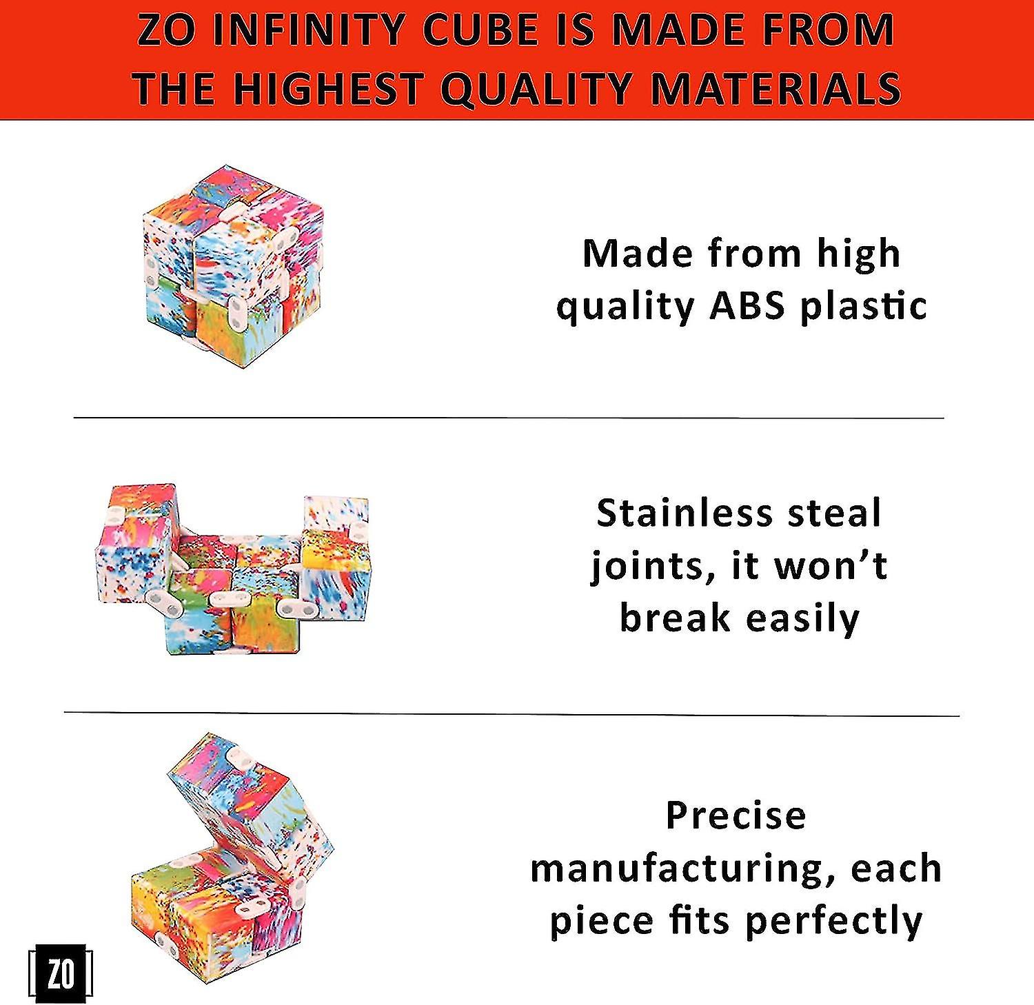 Infinity Cube Fidget Toy， Anti Stress Fidgeter， Desk Toys For Adults， Small Toys For Kids And Adults， Fidget Cube For Girls And Boys， Stress Cube， Kid