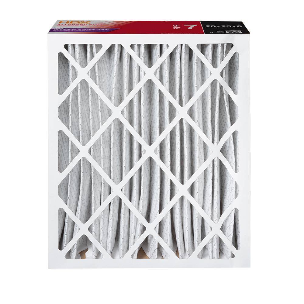 HDX 20 in. x 25 in. x 6 in. AprilAireSpace-Guard Replacement Pleated Air Filter (With Frame) FPR 7 HDX-A201BOX11-2