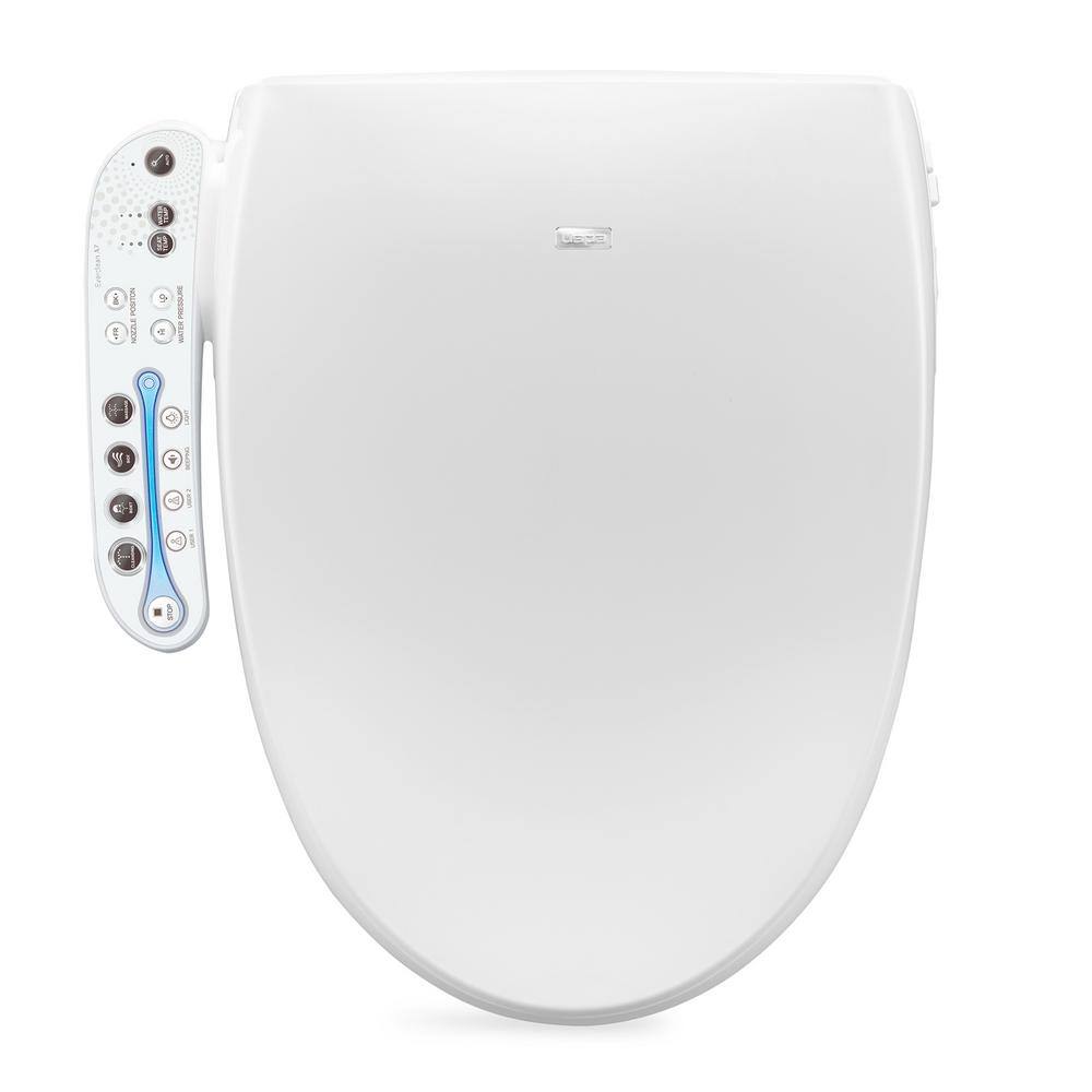 BIO BIDET USPA A7 Electric Bidet Seat for Elongated Toilets in White A7