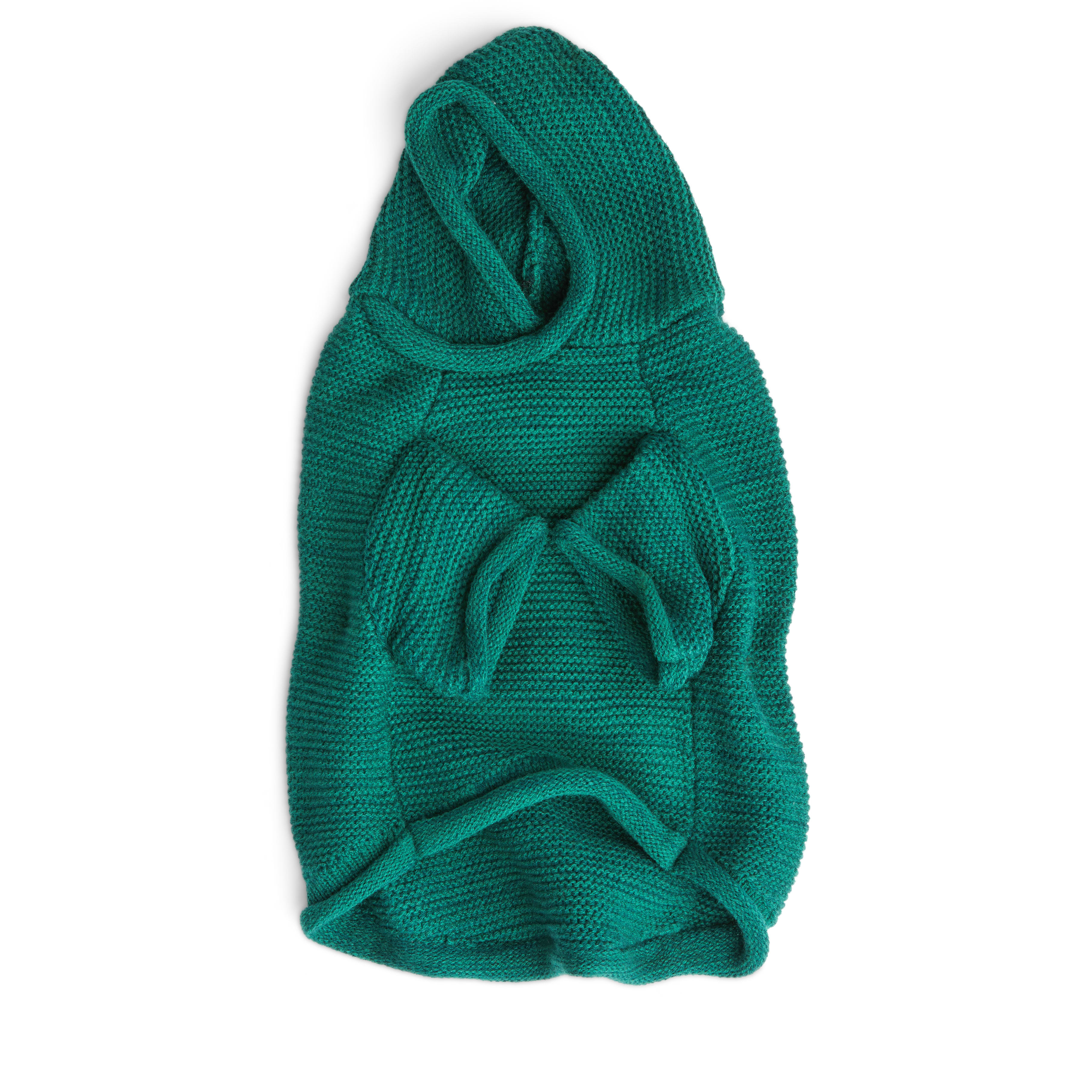 YOULY Green Sweater Dog Hoodie， XX-Small