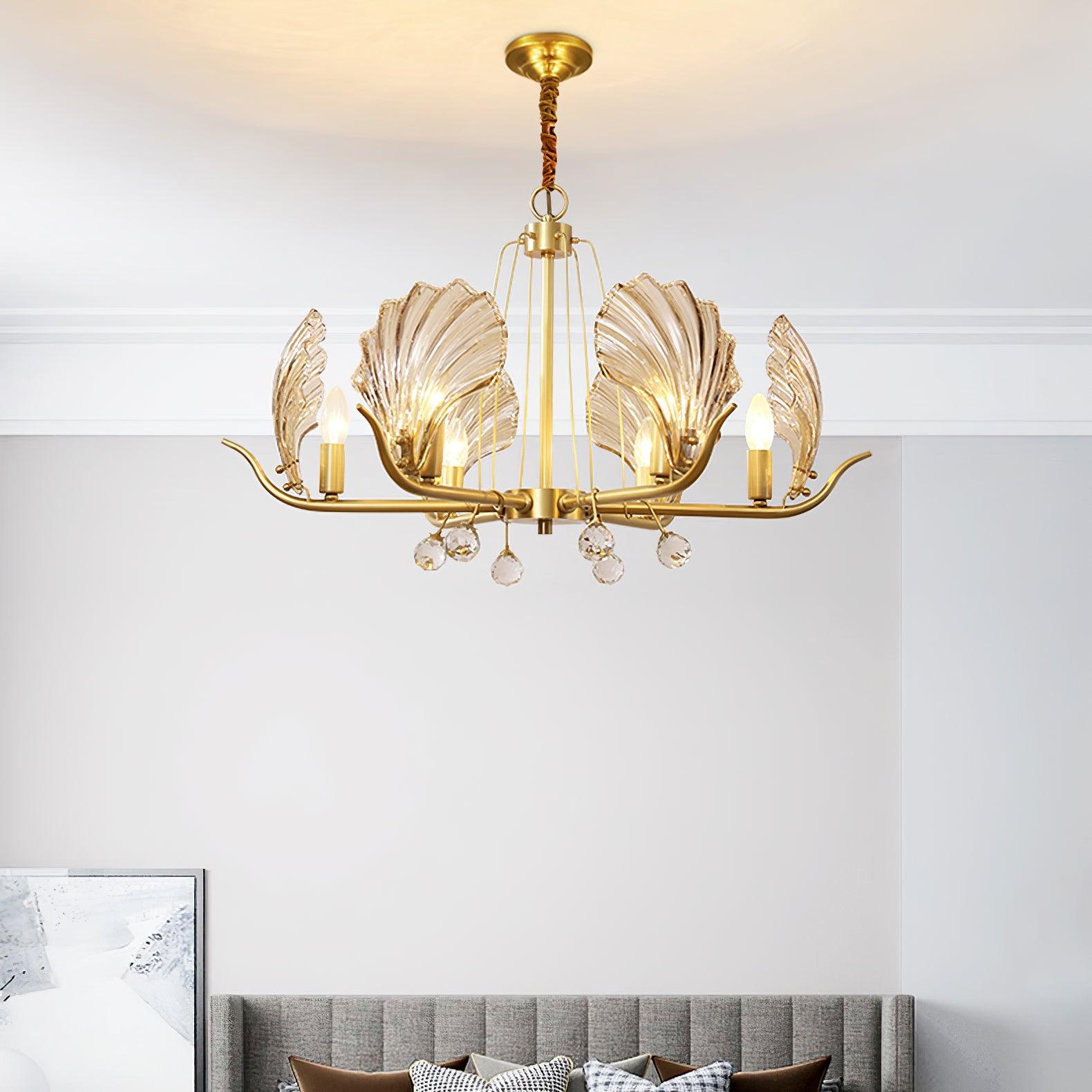 Shell Crystal Chandelier