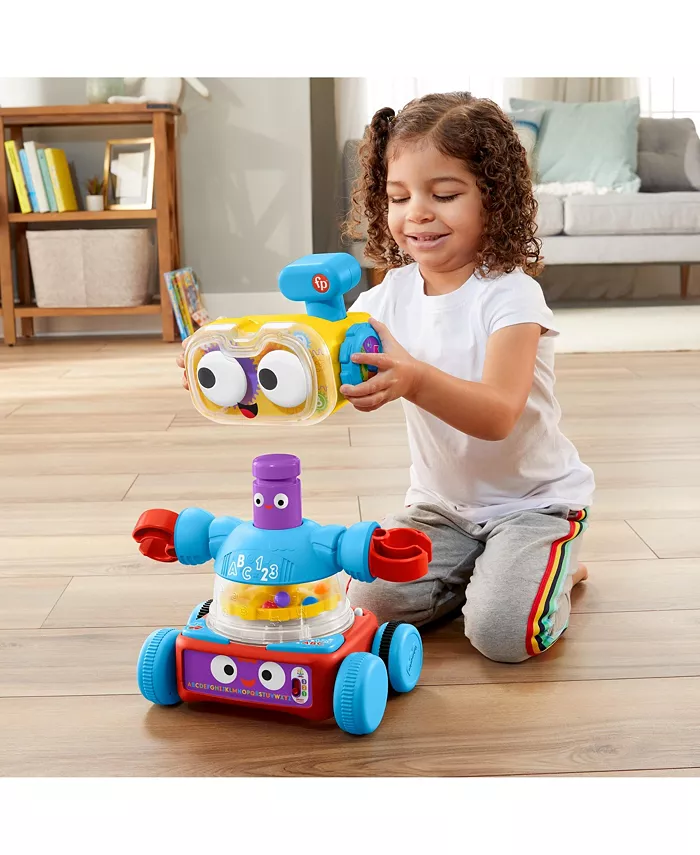 Fisher Price Fisher-Price 4-in-1 Robot Baby to Preschool Learning Toy with Lights and Music