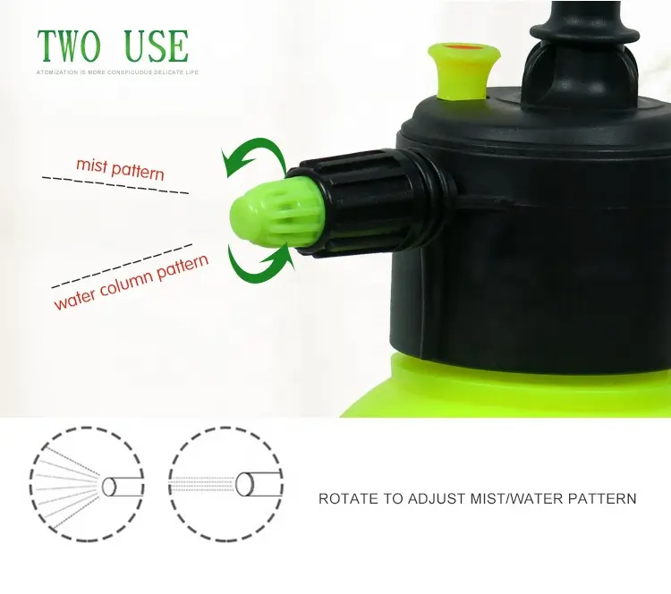 Factory Supply 2L Mini Hand Operated Plastic Garden Pressure Sprayer