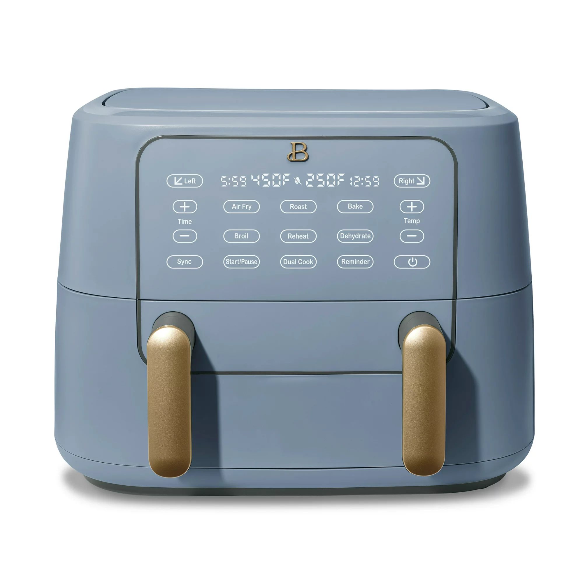 Beautiful 9QT TriZone Air Fryer， Cornflower Blue by Drew Barrymore