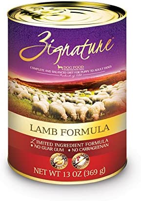 Zignature Lamb Limited Ingredient Formula Grain-Free Canned Dog Food 13-oz case of 12