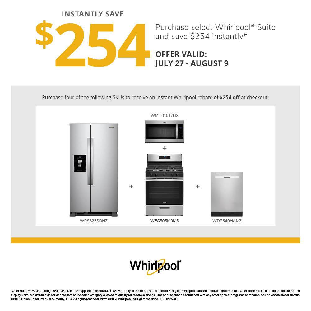 Whirlpool 30 in. 5-Burner Freestanding Gas Range in Stainless Steel WFG505M0MS