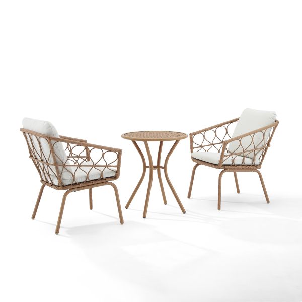 Juniper 3Pc Indoor/Outdoor Wicker Bistro Set