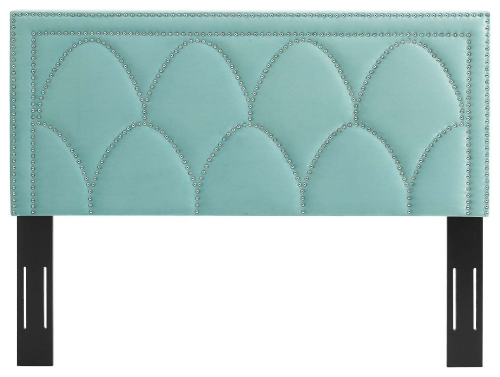 Greta Performance Velvet Twin Headboard   Contemporary   Headboards   by Modway  Houzz