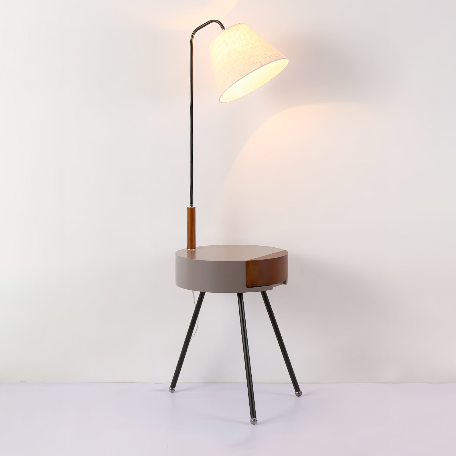 Tripod Fabric Floor Lamp