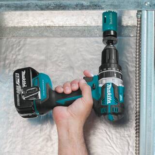 Makita 18V 5.0 Ah LXT Lithium-Ion Compact Brushless Cordless 12 in. Hammer Driver-Drill Kit XPH12T