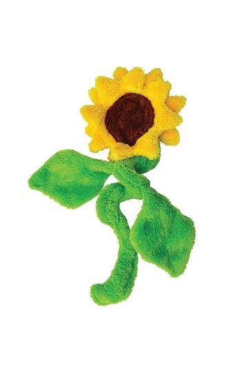 Cycle Dog Duraplush Springy Sunflower Dog Toy