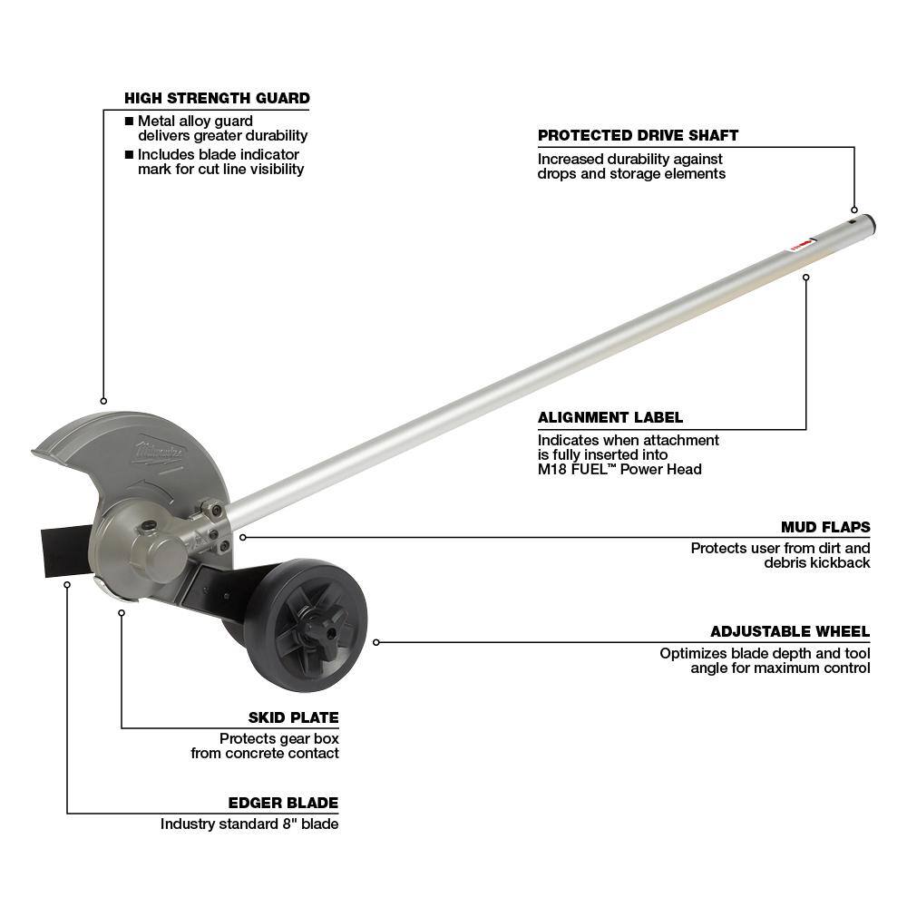 MW M18 FUEL 18V Lithium Ion Brushless Cordless QUIK LOK String Trimmer Kit W Hedge Pole Saw Edger Blower  Chainsaw 2825-21ST-2727-20-2724-20-2726-20-49-16