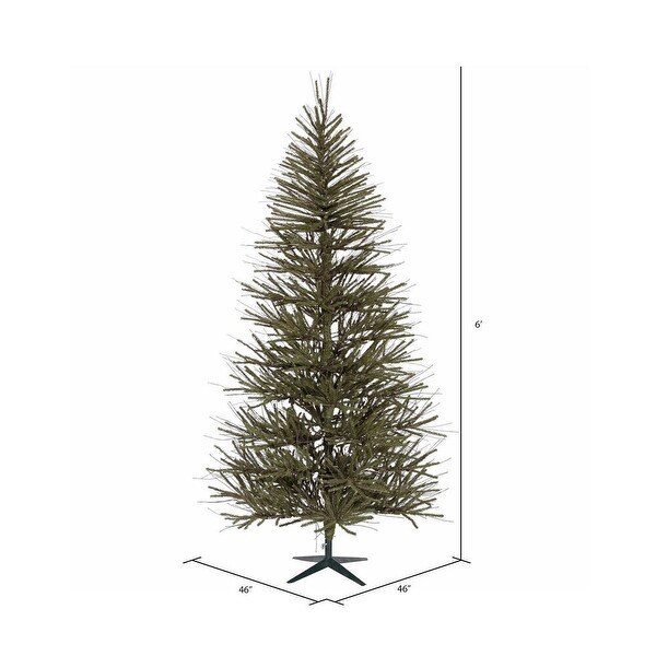 Vickerman 6' Vienna Twig Artificial Christmas Tree，Unlit