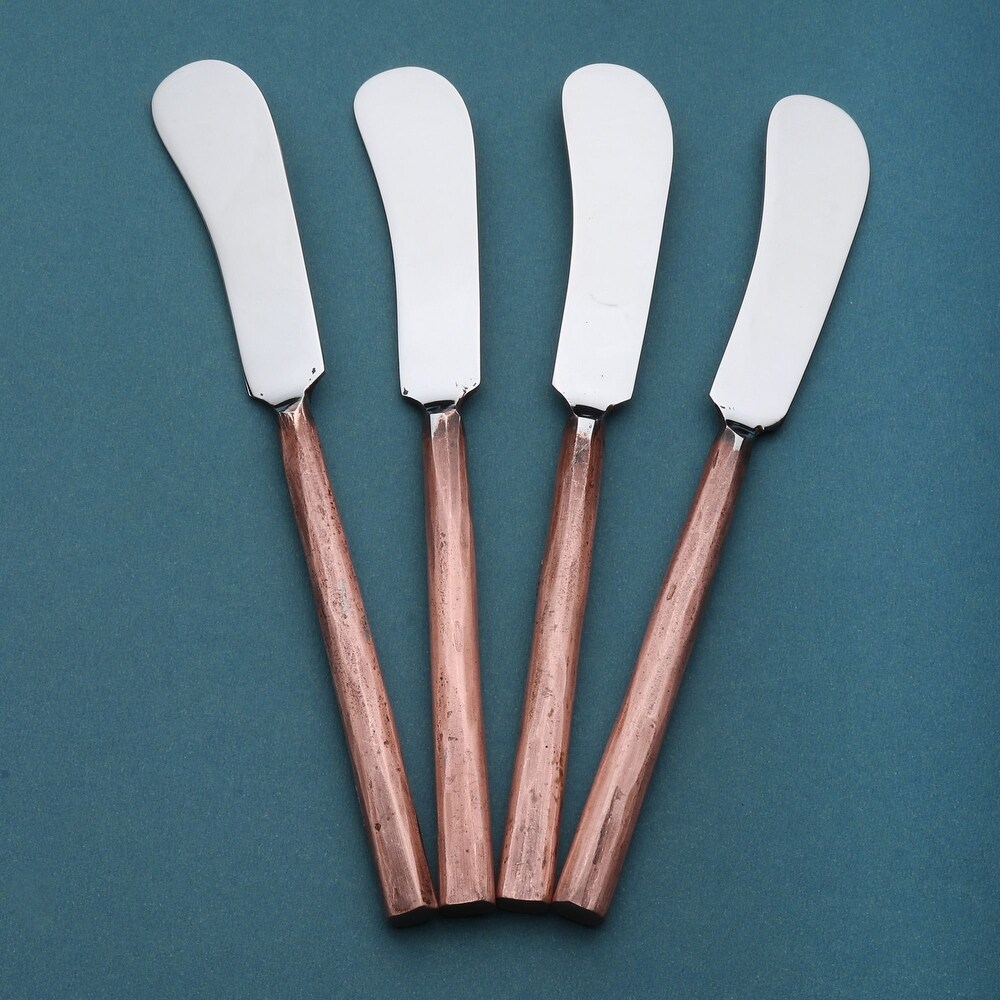 Sundance Design Copper Antique Butter Knife/Spreader 4 Pcs. Set