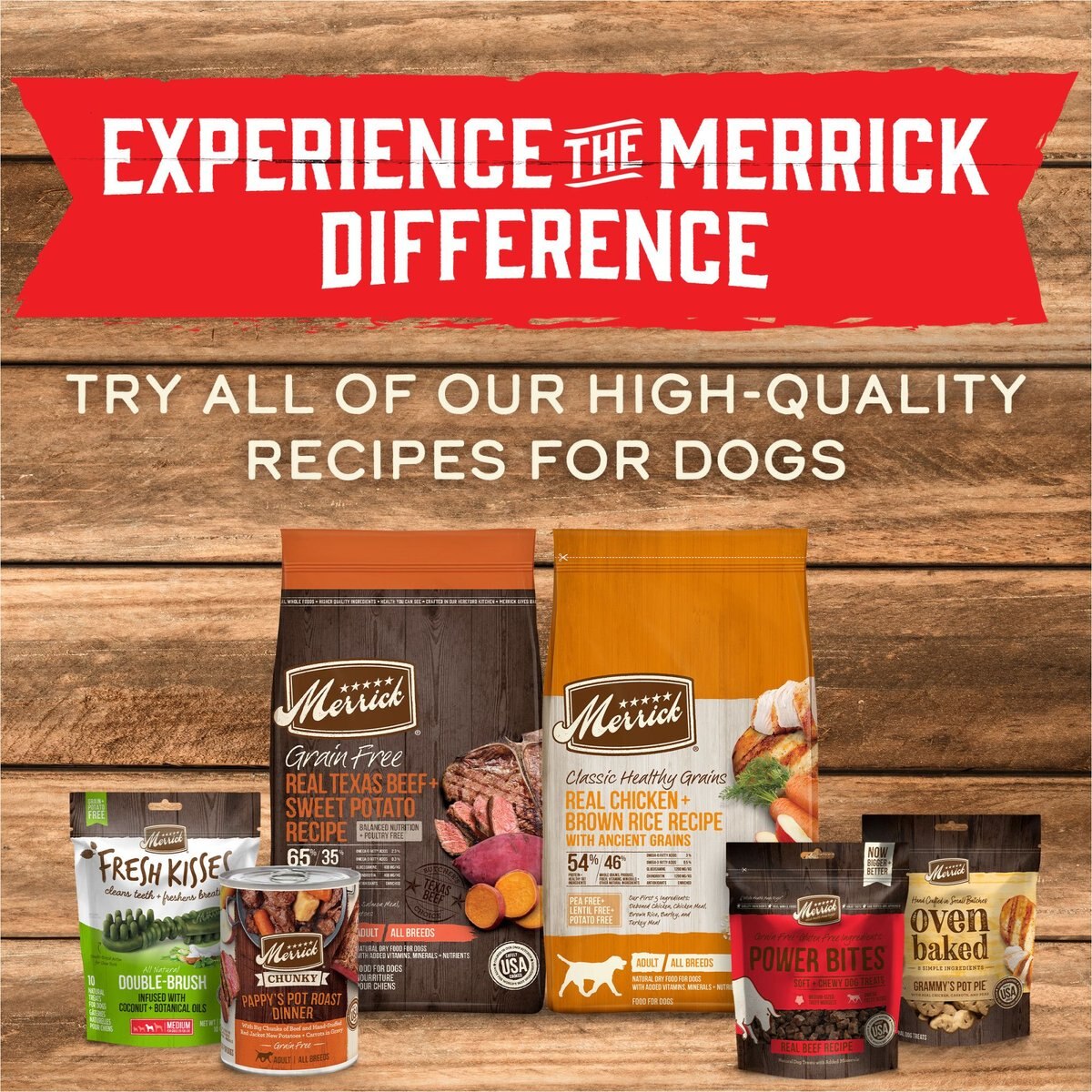 Merrick Slow Cooked BBQ Variety Pack Grain-Free Wet Dog Food， 12.7-oz， case of 12