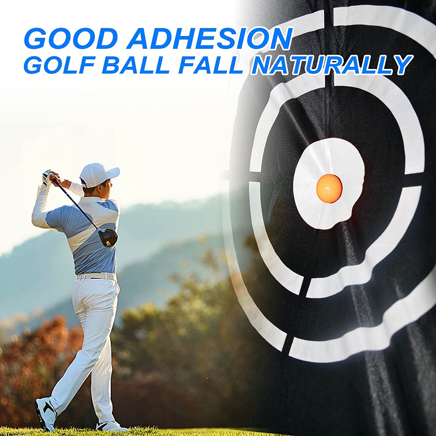 ANDGOAL Golf Hitting Net Target - Golf Driving Range Target，Golf Practice Net Target，Backyard Golf Net Target，Golf Driving Net Target