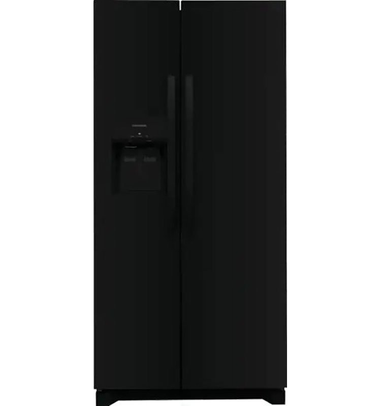 Frigidaire 22.3 Cu. Ft. Black Side-By-Side Refrigerator