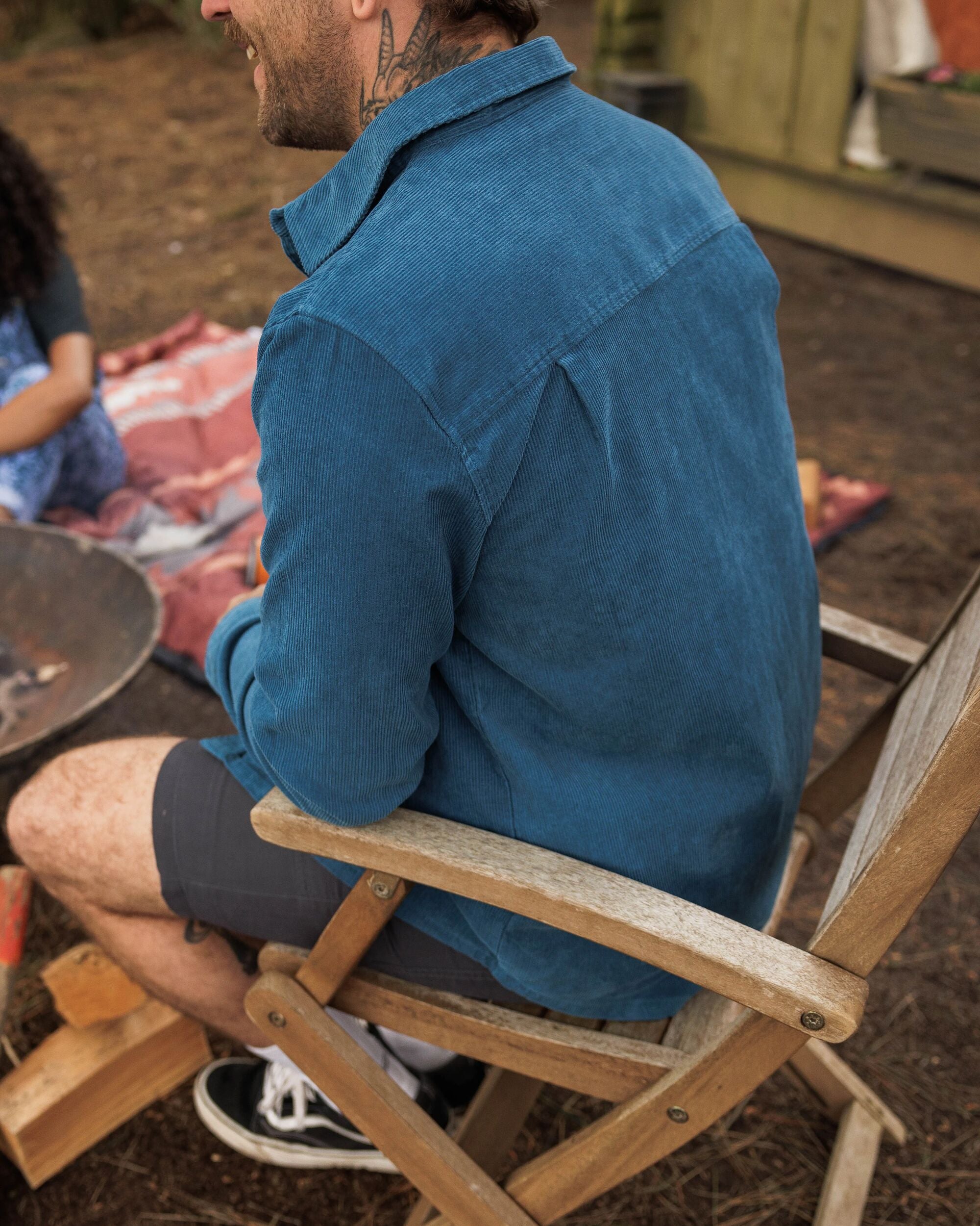 Backcountry Cord Shirt - Blue Steel