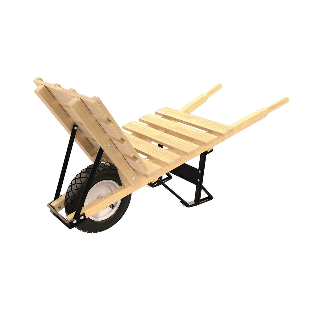 Bon Tool Brick \u0026 Tile Barrow - Single Flatfree Tire Wood Handle