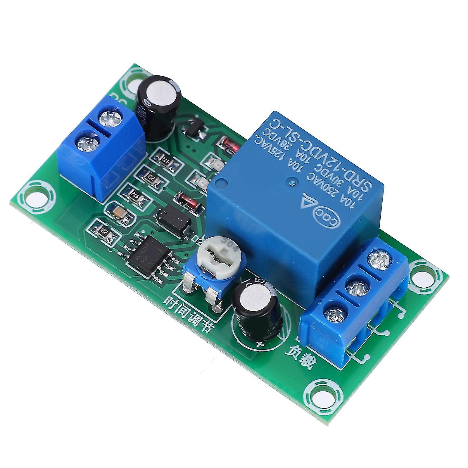 Delay Relay Module NE555 Time Delay Disconnect Circuit Board DC12V for Automotive Electronics