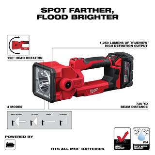 MW M18 FUEL 18V Lithium-Ion Brushless Cordless Deep Cut Band Saw Kit with LED Search Light and Two 6.0Ah Batteries 2729-22-2354-20-48-11-1862