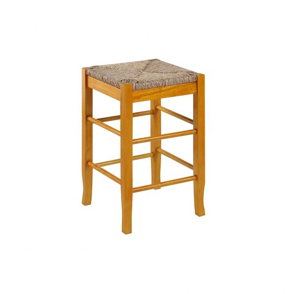 SQ Rush Backless Wood 24-inch Counter Stool