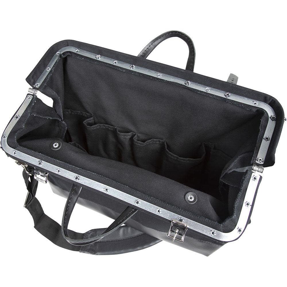 Klein Tools Deluxe Black Canvas Tool Bag 18-Inch 510218SPBLK from Klein Tools