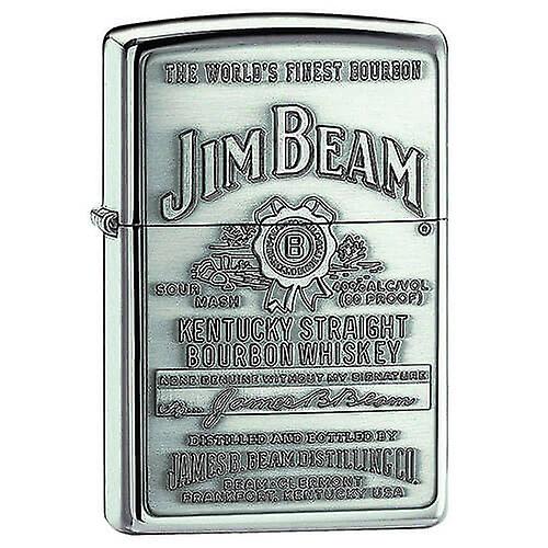 Jim Beam Full Label Chip High Polish Lighter (Chrome)