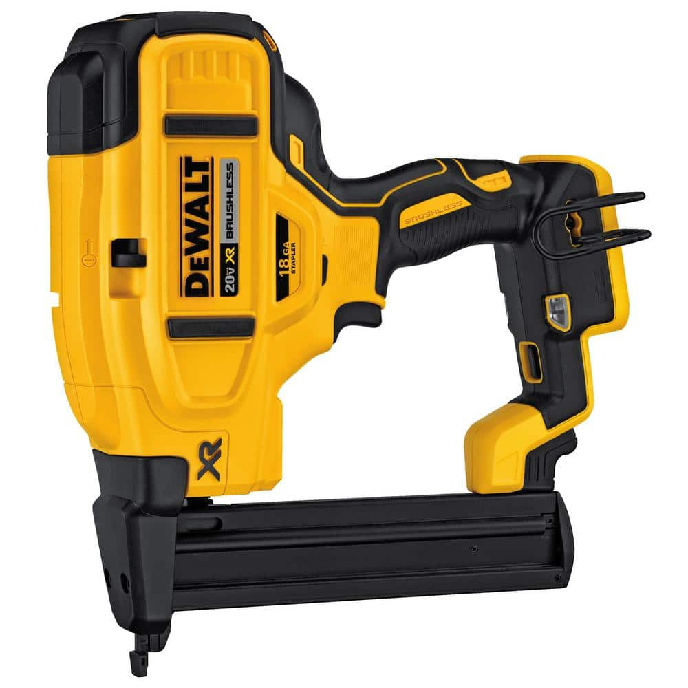 DEWALT 20V MAX XR Lithium-Ion Cordless 18-Gauge Narrow Crown Stapler (Tool Only) DCN681B