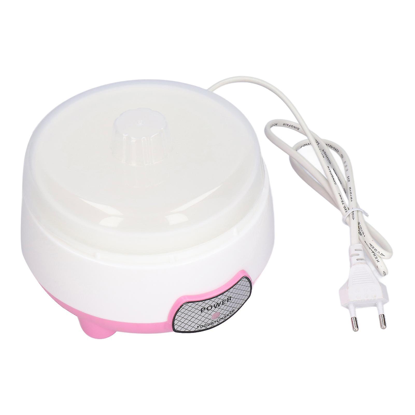 15W 1L Mini Yogurt Maker 360° Heating Automatic Yogurt Making Machine for Home EU Plug 220V Pink