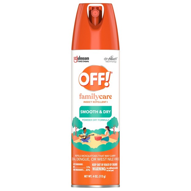 Off Familycare Mosquito Repellent Smooth amp Dry 4oz