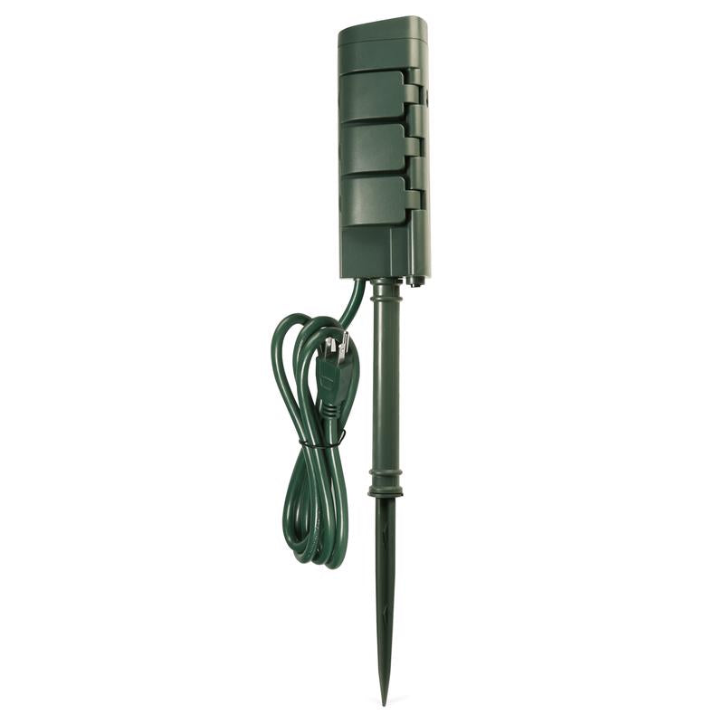 OUTLET STAKE W/WIFI GRN