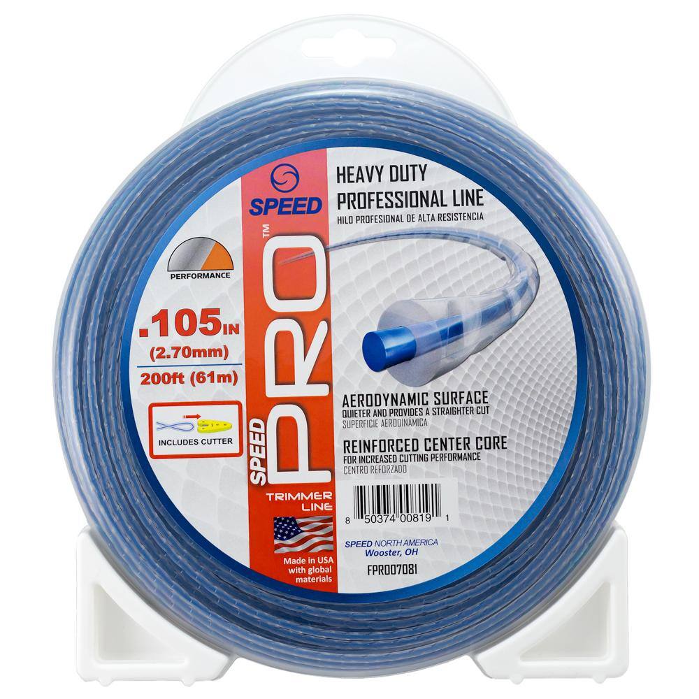 SPEED PRO 0.105 in. x 200 ft. Heavy-Duty Professional Trimmer Line for Gas Trimmers FPRO07081