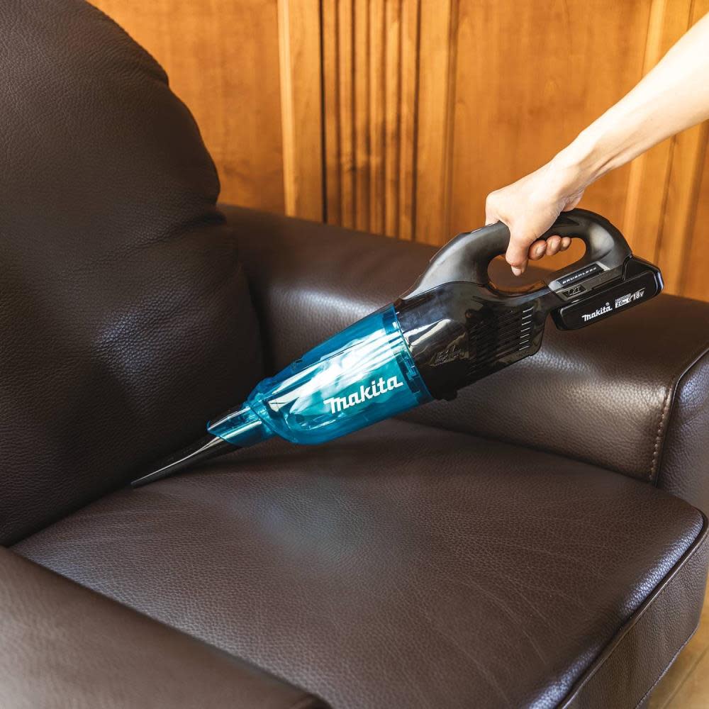 18V LXT? Lithium-Ion Compact Brushless Cordless 3-Speed Vacuum Kit， w/ Push Button (2.0Ah) ;