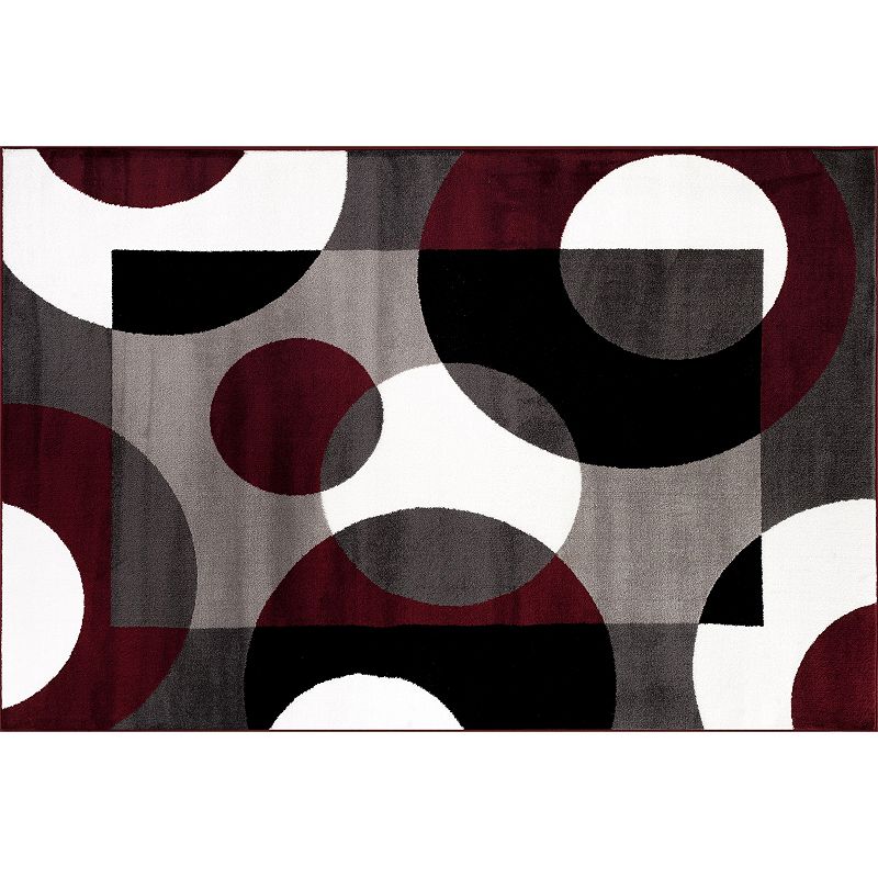 World Rug Gallery Alpine Modern Circles Rug