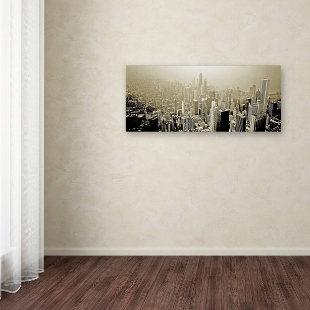 X 47 quot Chicago Skyline By Preston Trademark Fine Art