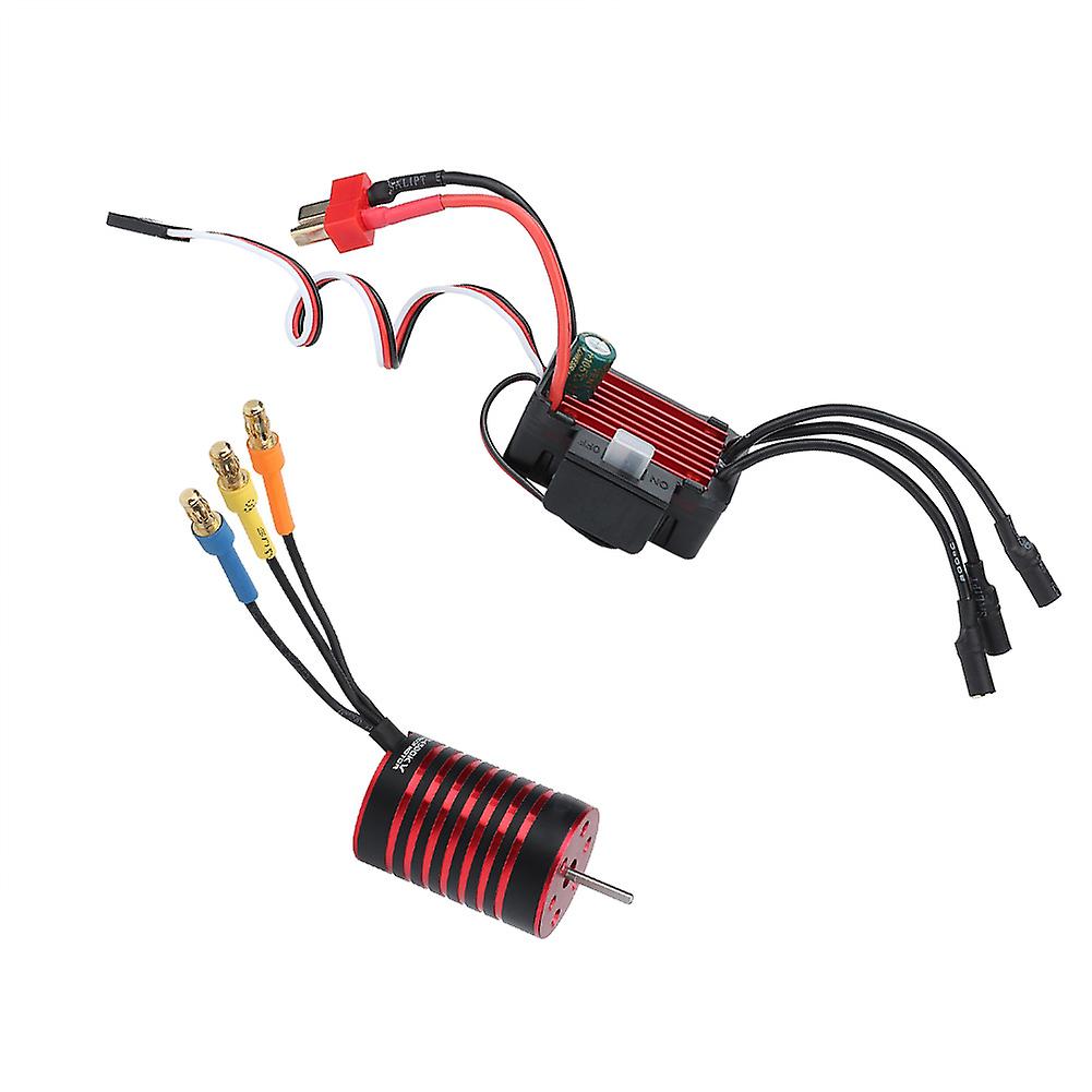 Gtskytenrc 2435 Brushless 4500kv Motor   25a Waterproof Esc For 1/16 1/18 Rc Car