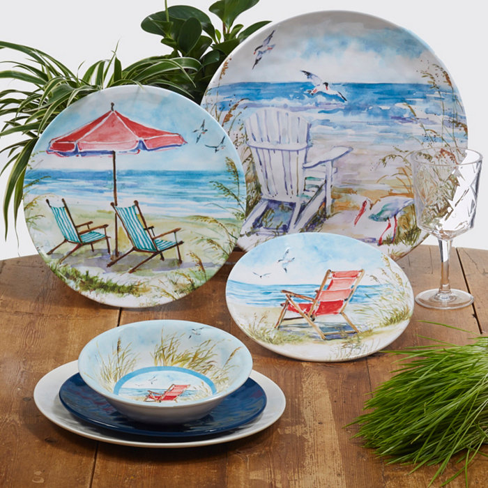 Certified International Ocean View Melamine Dinnerware Collection