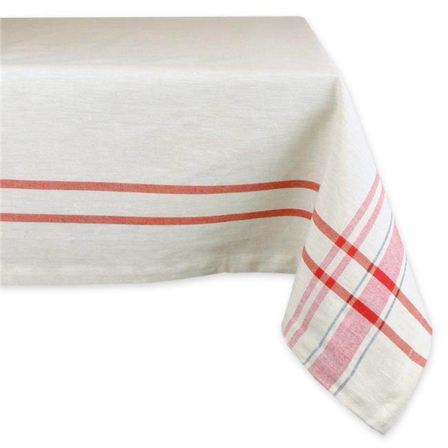 Patriotic Stripe Outdoor Tablecloth With Zipper 60 inch Round