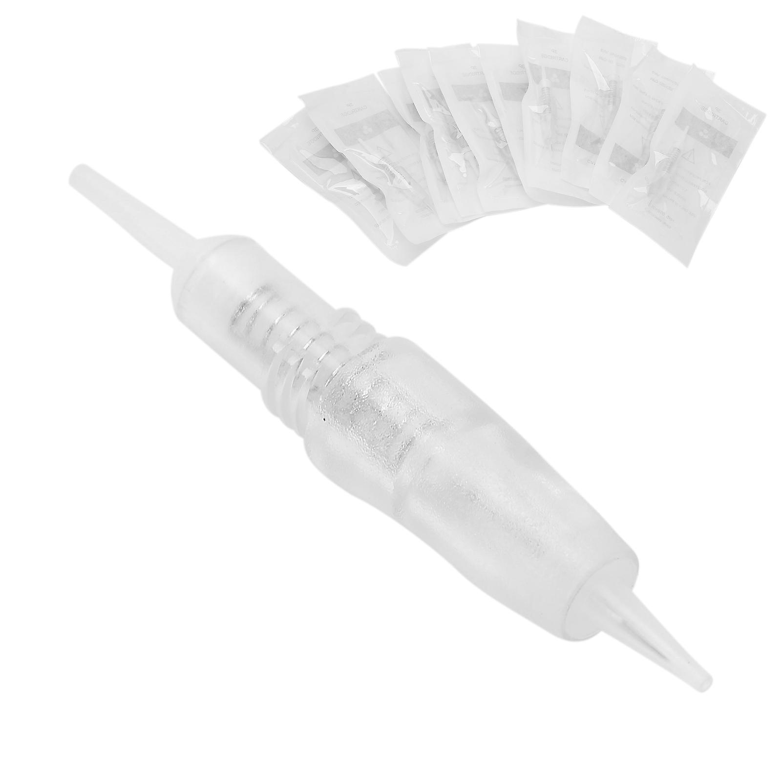 10pcs Disposable Microblading Cartridge Needles Eyebrow Lip Tattoo Needle Set Accessory3rp