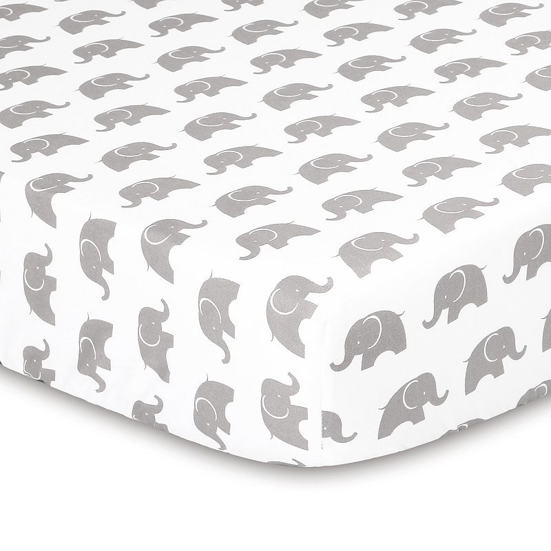 PS by Peanutshell Elephant Walk 3 Piece Crib Bedding Set